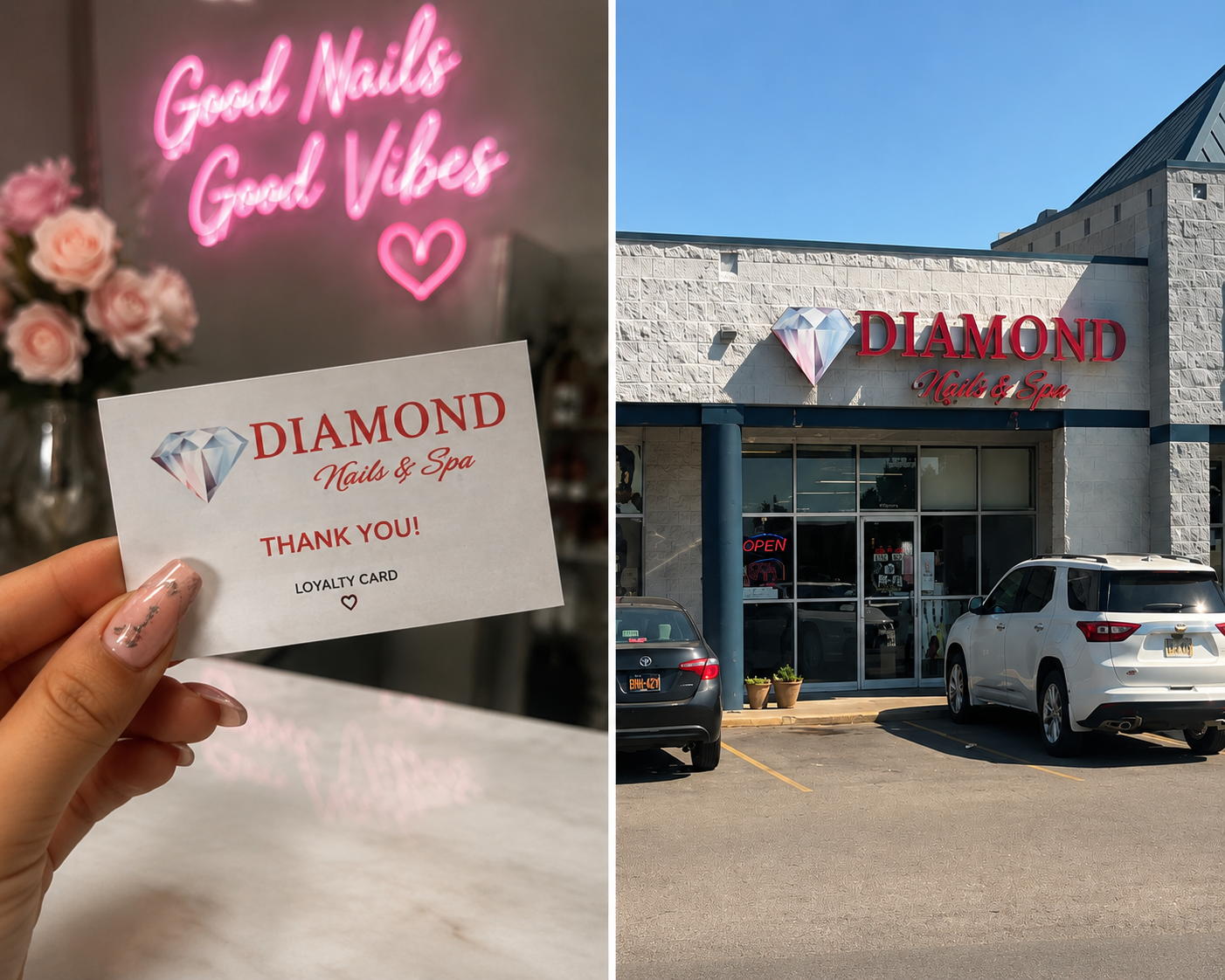 Inside Diamond Nails & Spa